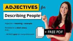 English Adjectives to Describe Personality (Characteristics) Instructional Video
