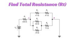 Electronics: Find Total Resistance, Rt Instructional Video