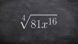 Use prime factorization to simplify the fourth root of a radical expression Instructional Video