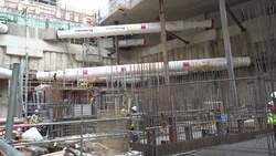 Medieval church tower in London levitating 45ft above ground as 36-story office development continues News Clip