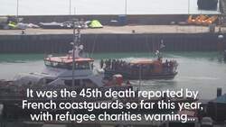 More than 600 people cross Channel day after baby died off French coast News Clip