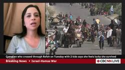 Canadian describes the 'terrifying' journey from north to south in Gaza News Clip
