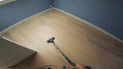 Point of view POV home cleaning: vacuum Stock Footage