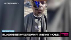One Good Thing: Philly Barber Offers Free Cuts for the Homeless News Clip