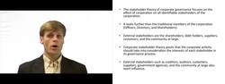Stakeholder Theory of Corporate Governance - Explained Instructional Video