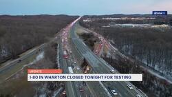 I-80 to close until Saturday morning in Wharton for testing after recent sinkholes News Clip