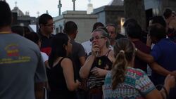 Relatives of victims arrive at morgue Instructional Video