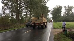 National Guard finds NC flooded road impassable Instructional Video