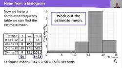 Summary statistics from histograms Instructional Video