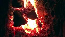 Beautiful red fire Stock Footage