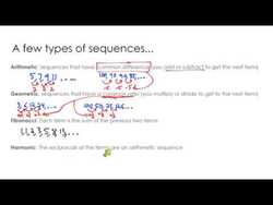 Introduction to Sequences (definition and types of sequences) Instructional Video