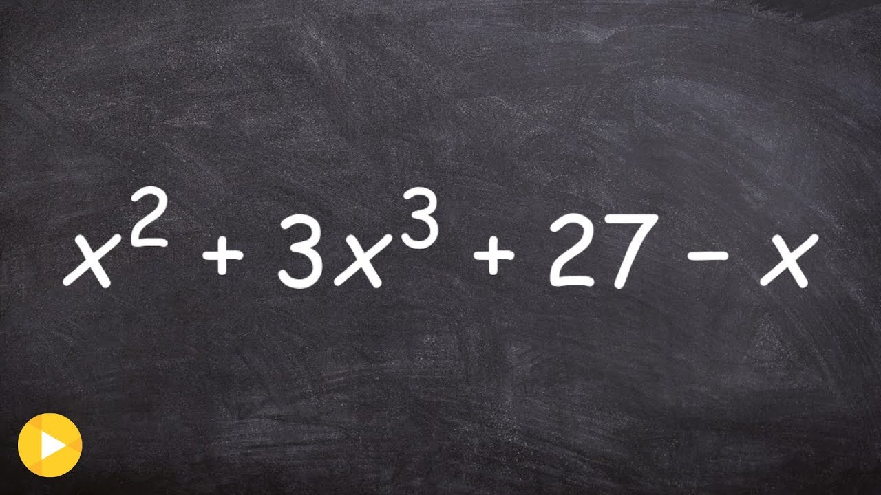 How to write a polynomial in standard form | Maths