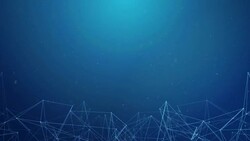 Abstract connecting innovation dots and line communication concept. Internet connections, cloud computing, neural network ,molecule DNA, Medical, global International loop Background. Stock Footage