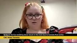 Ontario bride-to-be's wedding decor caught in Canada Post strike News Clip