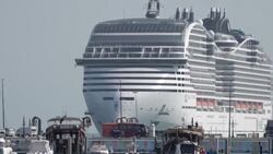 CLEAN : MSC Cruises' new flagship arrives in Doha ahead of World Cup 2022 News Clip