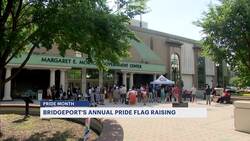 Bridgeport celebrates Pride with flag raising ceremony News Clip