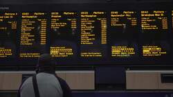 London Euston extremely quiet as second day of rail strikes gets under way News Clip