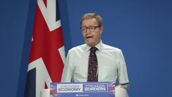 'Bionic Lord' criticises Labour policy on welfare during Conservative Party Conference speech News Clip