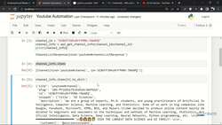 Social Media Automation using Python - Fetching the Channel Information Instructional Video