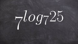 How to simplify a base raised to a log with the same base without a calculator Instructional Video