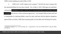 Drake sues music label over promotion of Kendrick Lamar song News Clip