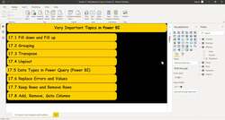 Business Intelligence with Microsoft Power BI - with Material - Section Introduction - Important Topics in Power BI Instructional Video