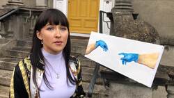 Student nurse reimagines Michelangelo painting with Covid-19 isolation twist News Clip