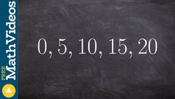 Learn how to find the common difference between an arithmetic sequence Instructional Video