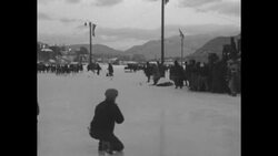 International championship speed skating races on Saranac Lake, NY News Clip
