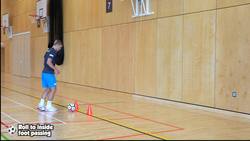 Kicking - (Soccer) Roll to inside foot passing Instructional Video