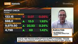 Oz Minerals CEO Cole Sees Another 'Exciting Year' News Clip