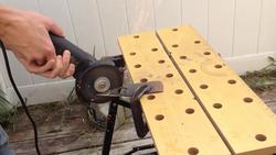 Making a knife from a lawnmower blade. Instructional Video