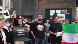 CLEAN : Protesters rally in Madrid over the death of Mahsa Amini News Clip