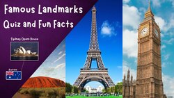 Famous Landmark Quiz And Fun facts | ESL Games | 4K Instructional Video