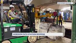 Hoboken PATH station to reopen Tuesday after monthlong renovation News Clip