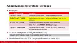 Oracle Database Administration from Zero to Hero - Managing User Privileges (Part 1 of 2) Instructional Video