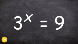 Solving an exponential equation by taking the log of both sides Instructional Video