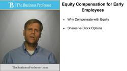 Equity Compensation for Early Employees Instructional Video