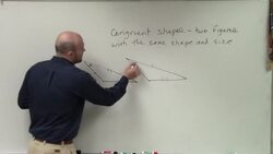 What are Congruent Shapes - Congruent Triangles Instructional Video