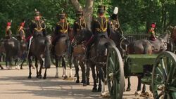 Platinum Jubilee, Trooping the Colour Royal Hors Artillery News Clip