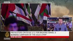 Demonstration in Baghdad: Hundreds rally to call for end to war on Gaza News Clip