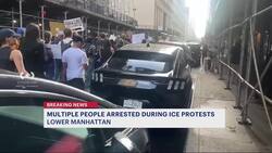 Dozens arrested after anti-ICE protest in Manhattan News Clip