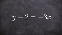 Rewrite an equation in slope intercept form & Identify slope & y intercept Instructional Video