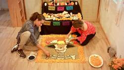 Dia de los Muertos Tapete | Mexican Culture | Learn Spanish Instructional Video