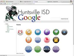 Get Google Chrome and Log into Google Apps (Huntsville ISD) Instructional Video