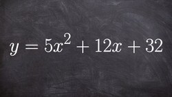 Completing the Square with Coefficient Step by Step Instructional Video