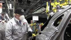 Prime Minister visits Nissan factory in Sunderland News Clip