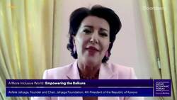 Jahjaga Foundation Chair on Empowering the Balkans News Clip