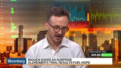 Biogen Soars as Surprise Alzheimer's Trial Results Fuel Hope News Clip