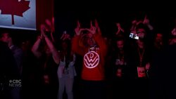 Carney dances to Down with Webster after election win News Clip